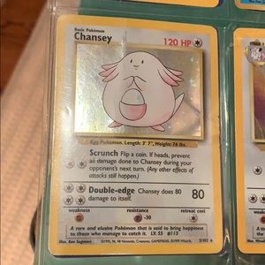 Chansey holographic 1999 Pokémon card
